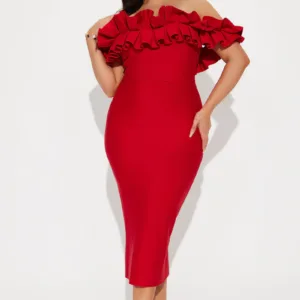 Statements Like This Midi Dress - L